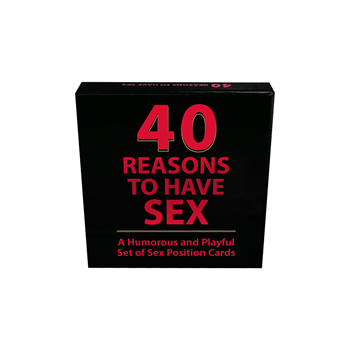 40 Reasons To Have Sex - Erotisch kaartspel met standjes